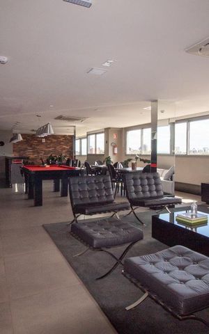 Studio à venda com 60m², 1 quarto e 1 vaga Studio à venda com 60m², 1 quarto e 1 vagaÁrea comum - Salão de festas