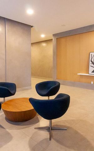 Studio para alugar com 29m², 1 quarto e 1 vaga Studio para alugar com 29m², 1 quarto e 1 vagaHall