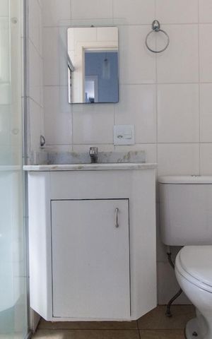 Apartamento para alugar com 49m², 2 quartos e 1 vaga Apartamento para alugar com 49m², 2 quartos e 1 vagaBanheiro