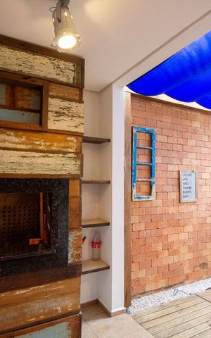 Casa de condomínio para alugar com 140m², 3 quartos e 2 vagasChurrasqueira