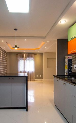 Casa de condomínio para alugar com 140m², 3 quartos e 2 vagasCozinha
