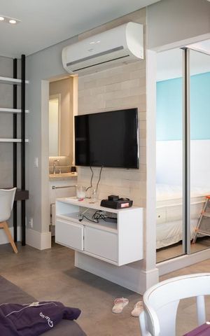 Studio para alugar com 35m², 1 quarto e 1 vaga Studio para alugar com 35m², 1 quarto e 1 vagaSala