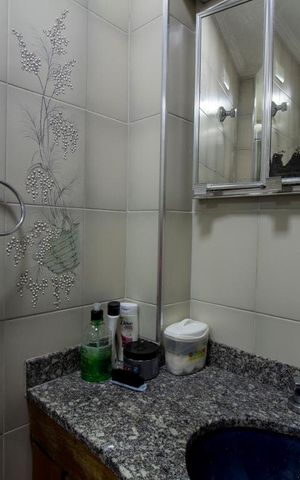 Apartamento à venda com 117m², 3 quartos e 1 vagaBanheiro da Suíte