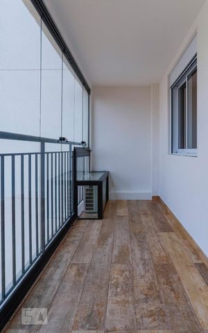 Apartamento à venda com 37m², 1 quarto e 1 vagaVaranda