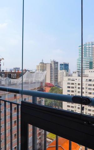 Apartamento à venda com 37m², 1 quarto e 1 vagaVaranda