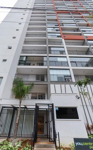 Apartamento à venda com 37m², 1 quarto e 1 vagaFachada