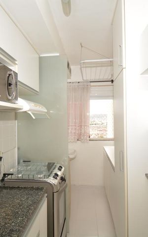 Apartamento para alugar com 55m², 2 quartos e 1 vagaCozinha e Área de Serviço