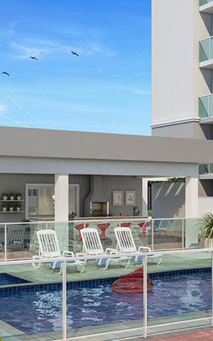 Apartamento à venda com 44m², 2 quartos e 1 vaga Apartamento à venda com 44m², 2 quartos e 1 vagaÁrea comum - Piscina