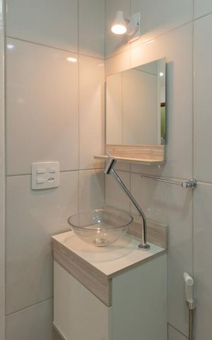 Studio para alugar com 26m², 1 quarto e sem vagaBanheiro