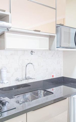Apartamento à venda com 32m², 1 quarto e 1 vaga Apartamento à venda com 32m², 1 quarto e 1 vagaCozinha