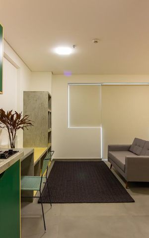 Studio para alugar com 32m², 1 quarto e 1 vaga Studio para alugar com 32m², 1 quarto e 1 vagaCozinha