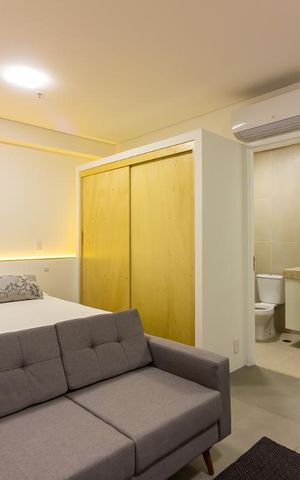 Studio para alugar com 32m², 1 quarto e 1 vaga Studio para alugar com 32m², 1 quarto e 1 vagaStudio
