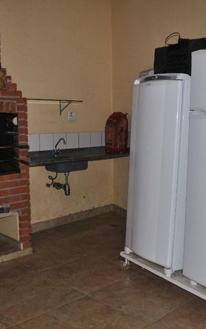 Casa de condomínio para alugar com 60m², 2 quartos e 2 vagasSalão de festa - Churrasqueira