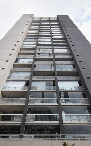 Studio para alugar com 37m², 1 quarto e 1 vaga Studio para alugar com 37m², 1 quarto e 1 vagaFachada