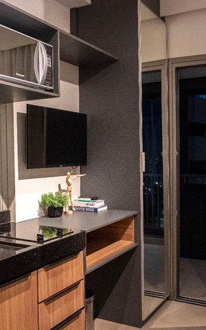 Studio para alugar com 24m², 1 quarto e sem vagaStudio