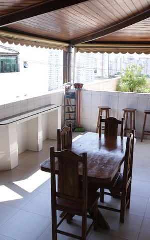 Apartamento à venda com 140m², 3 quartos e 2 vagasChurrasqueira