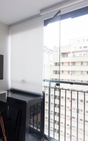 Studio para alugar com 30m², 1 quarto e sem vagaVaranda