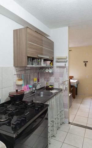 Apartamento à venda com 44m², 2 quartos e 1 vagaCozinha e Área de Serviço