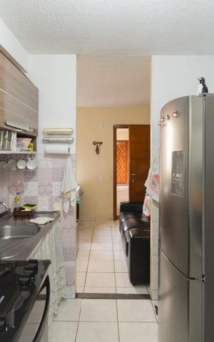 Apartamento à venda com 44m², 2 quartos e 1 vagaCozinha e Área de Serviço