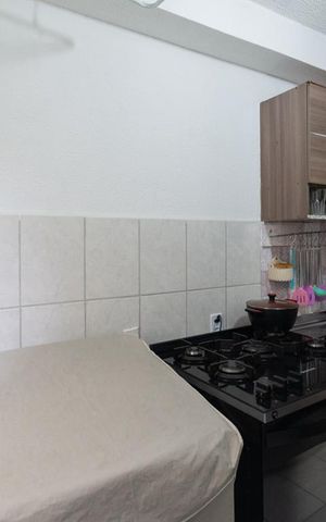 Apartamento à venda com 44m², 2 quartos e 1 vagaCozinha e Área de Serviço