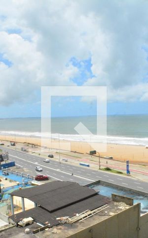 Apartamento para alugar com 60m², 1 quarto e 1 vagaÁrea com varanda e vista para o mar