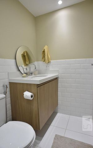 Apartamento à venda com 59m², 2 quartos e 1 vagaBanheiro Social