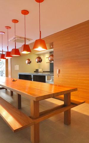 Studio à venda com 50m², 1 quarto e 1 vaga Studio à venda com 50m², 1 quarto e 1 vagaÁrea comum - Salão Gourmet
