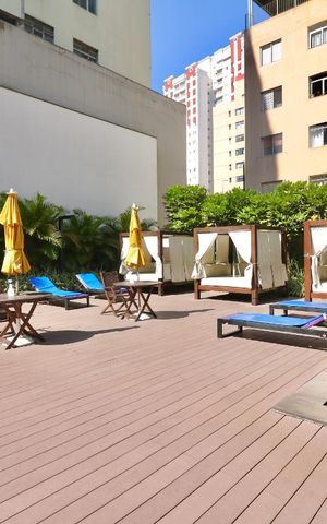 Studio à venda com 50m², 1 quarto e 1 vaga Studio à venda com 50m², 1 quarto e 1 vagaÁrea comum - Piscina