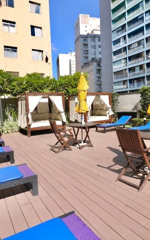 Studio à venda com 50m², 1 quarto e 1 vaga Studio à venda com 50m², 1 quarto e 1 vagaÁrea comum - Piscina