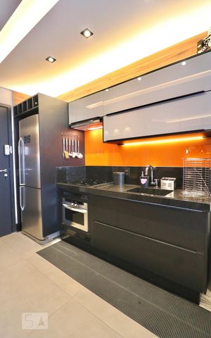 Studio à venda com 50m², 1 quarto e 1 vaga Studio à venda com 50m², 1 quarto e 1 vagaCozinha