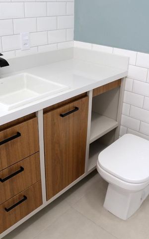 Apartamento à venda com 112m², 3 quartos e 2 vagasBanheiro Social