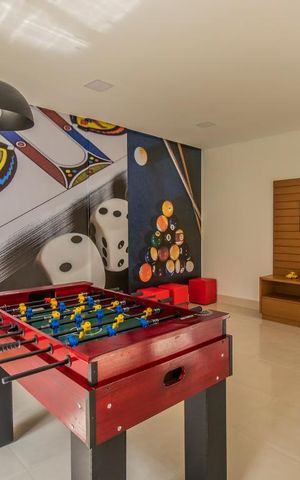 Apartamento para alugar com 42m², 1 quarto e 1 vaga Apartamento para alugar com 42m², 1 quarto e 1 vagaÁrea Comum - Salão de Jogos
