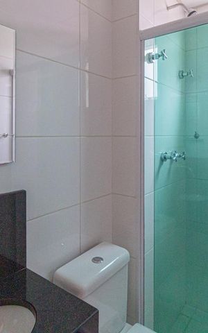 Apartamento para alugar com 54m², 2 quartos e 1 vaga Apartamento para alugar com 54m², 2 quartos e 1 vagaBanheiro 2