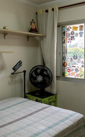 Apartamento à venda com 82m², 3 quartos e 2 vagasQuarto 1
