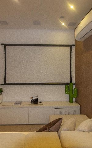 Apartamento à venda com 55m², 2 quartos e 1 vaga Apartamento à venda com 55m², 2 quartos e 1 vagaÁrea comum - Cinema