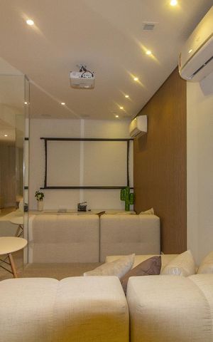 Apartamento à venda com 55m², 2 quartos e 1 vaga Apartamento à venda com 55m², 2 quartos e 1 vagaÁrea comum - Cinema