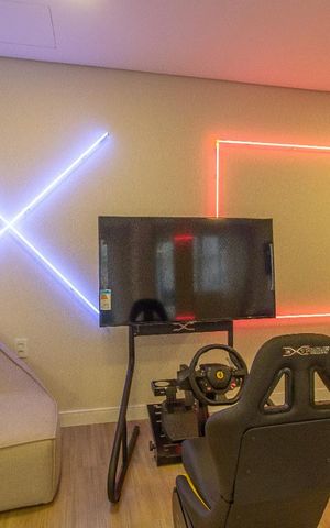 Apartamento à venda com 55m², 2 quartos e 1 vaga Apartamento à venda com 55m², 2 quartos e 1 vagaÁrea comum - Sala PlayStation