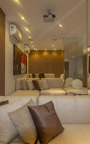 Apartamento à venda com 55m², 2 quartos e 1 vaga Apartamento à venda com 55m², 2 quartos e 1 vagaÁrea comum - Cinema