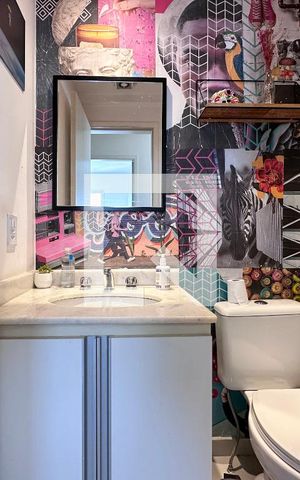 Apartamento à venda com 96m², 2 quartos e 2 vagasBanheiro Social