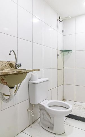 Studio para alugar com 25m², 1 quarto e sem vaga Studio para alugar com 25m², 1 quarto e sem vagaBanheiro