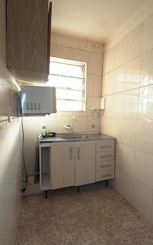 Studio à venda com 32m², 1 quarto e sem vagaCozinha e Área de Serviço