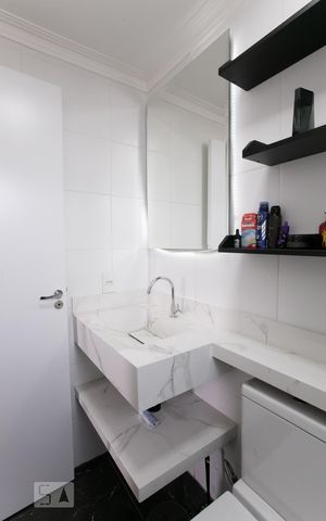 Apartamento à venda com 56m², 2 quartos e 1 vagaBanheiro da Suíte