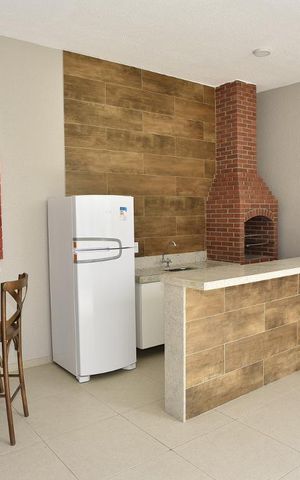 Apartamento à venda com 44m², 2 quartos e 1 vagaÁrea comum - Churrasqueira
