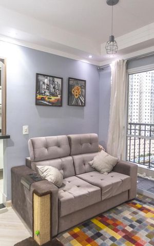 Apartamento à venda com 53m², 2 quartos e 1 vagaSala de estar