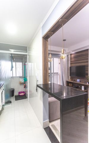 Apartamento à venda com 53m², 2 quartos e 1 vagaCozinha