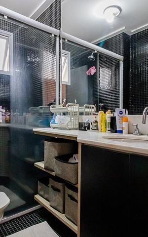 Apartamento à venda com 130m², 3 quartos e 2 vagas Apartamento à venda com 130m², 3 quartos e 2 vagasBanheiro da Suíte 1