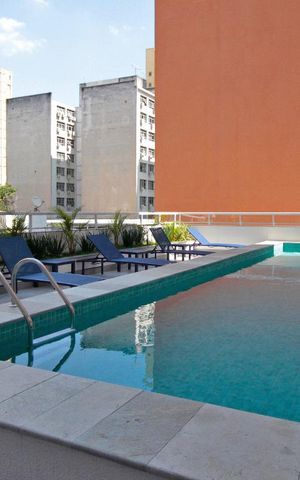 Studio para alugar com 16m², 1 quarto e sem vagaPiscina