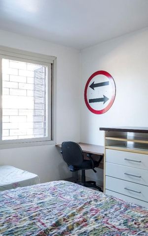 Apartamento à venda com 50m², 1 quarto e 1 vagaSala/Quarto