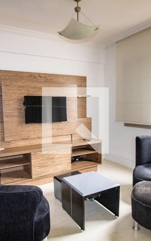Apartamento à venda com 33m², 1 quarto e 1 vaga Apartamento à venda com 33m², 1 quarto e 1 vagaSala - detalhe mobilia de estar