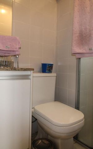 Apartamento para alugar com 75m², 3 quartos e 1 vagaBanheiro da suíte